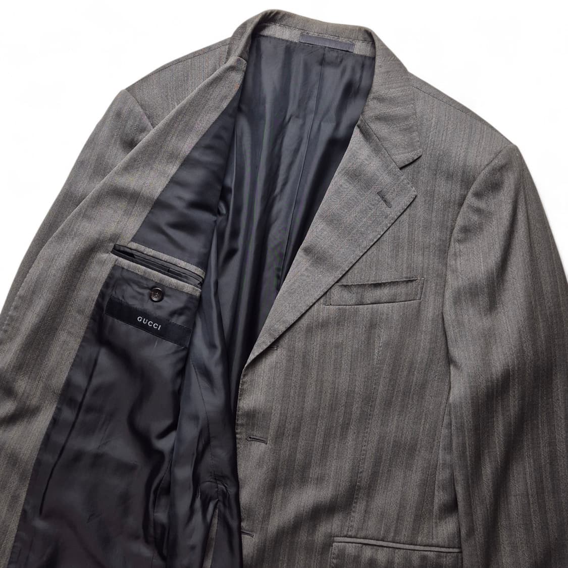 [L] 구찌 00s 울 캐시미어 블레이저 자켓 상품이미지1