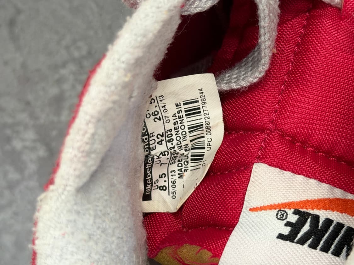 나이키 블레이져 미드 하이탑 레드 265 상품이미지4