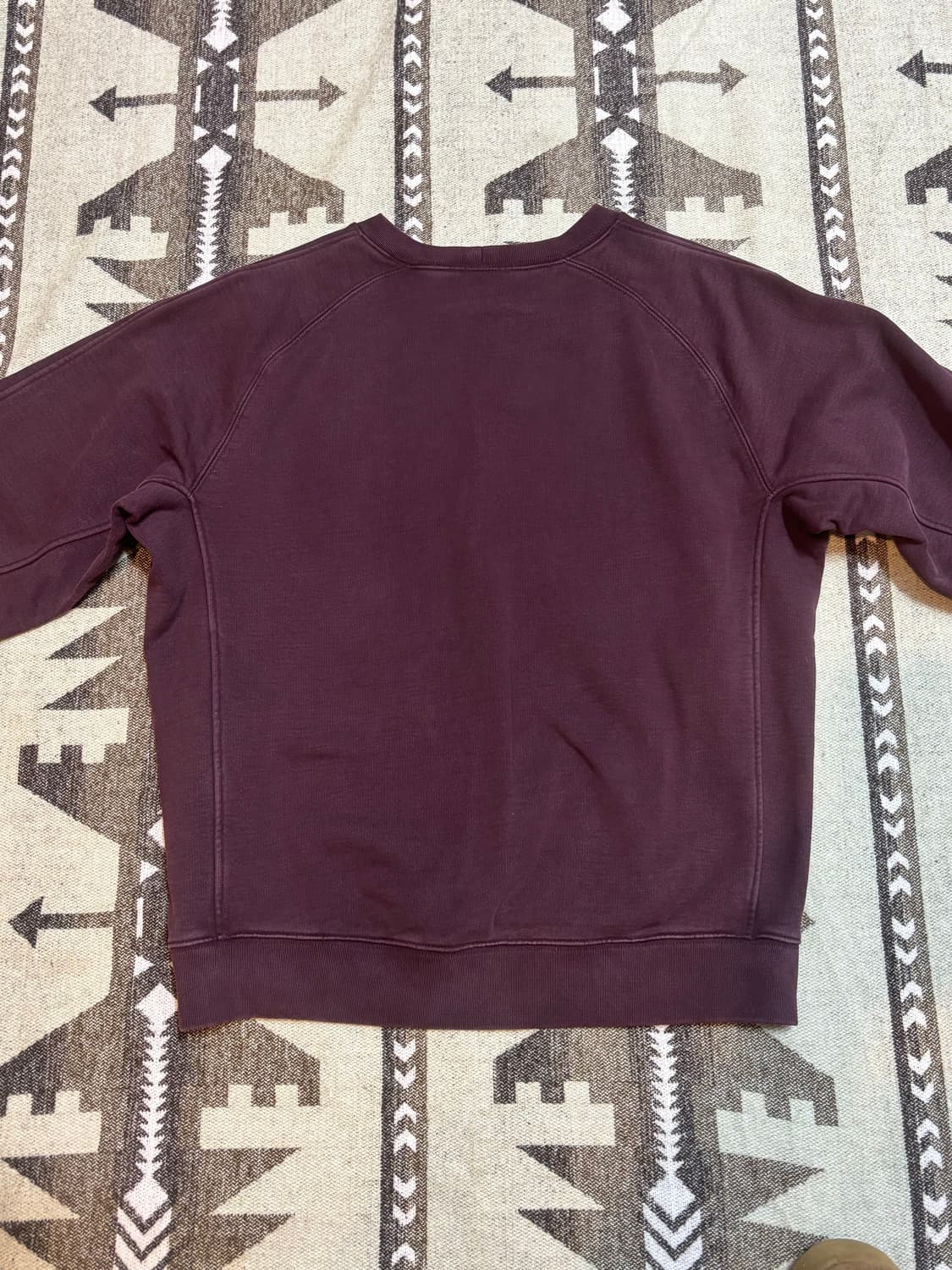 헬무트 랭 자수 로고 스웻 셔츠 크림슨 나이트 상품이미지2