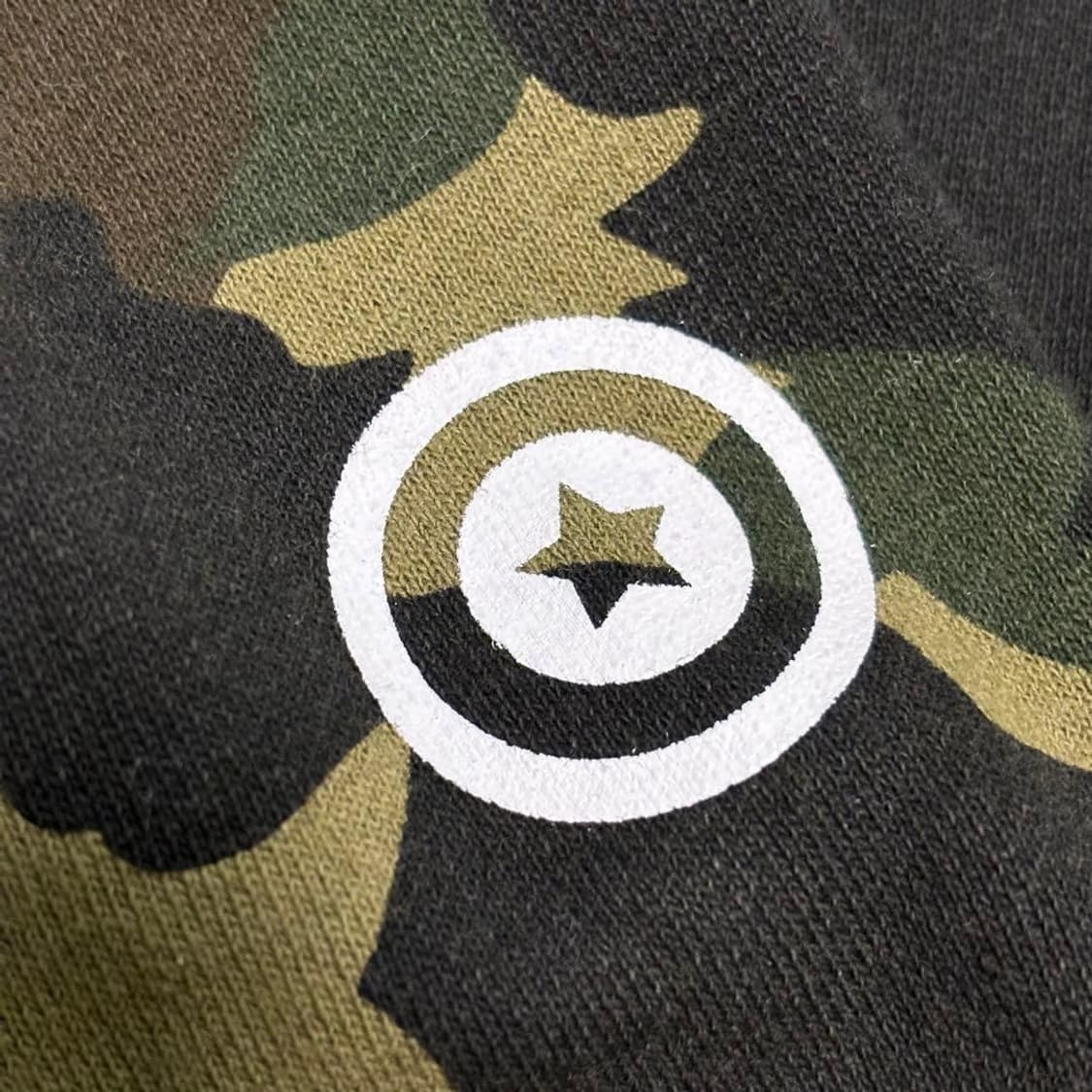 베이프 녹계 후드집업 L 상품이미지4