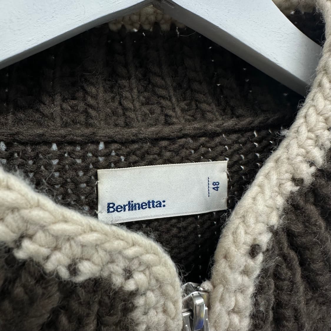 유럽 빈티지 니트 집업 상품이미지5