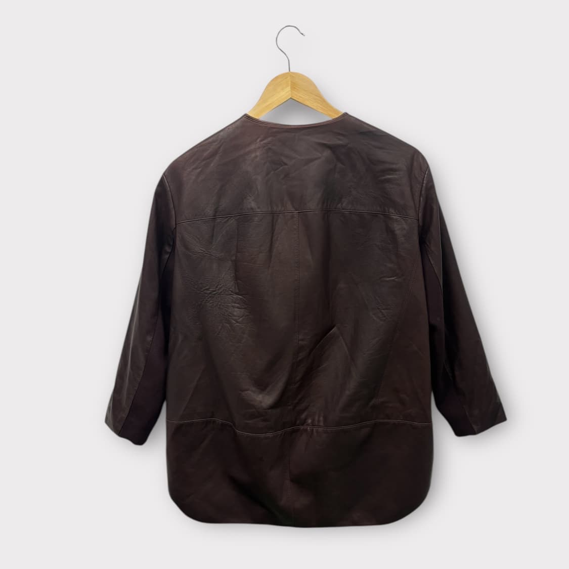 구호 KUHO 브라운 양가죽 자켓 S-M 상품이미지4
