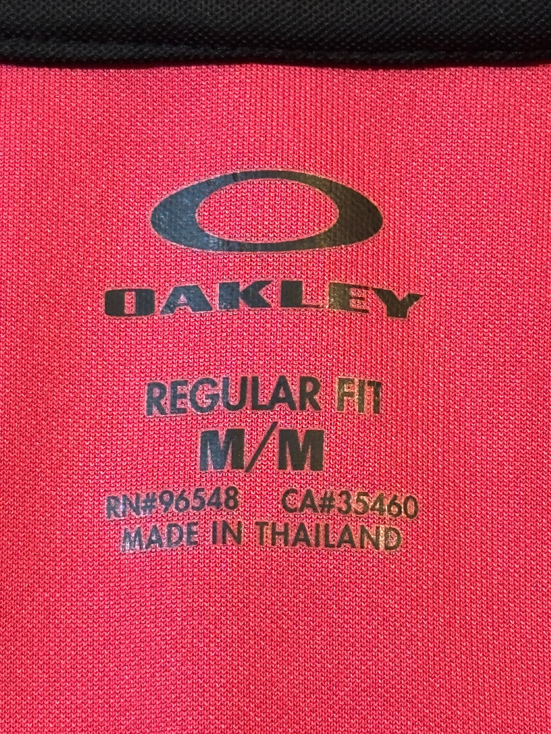 오클리 OAKLEY 스몰로고 기능성 반팔 카라티 딥핑크 상품이미지5
