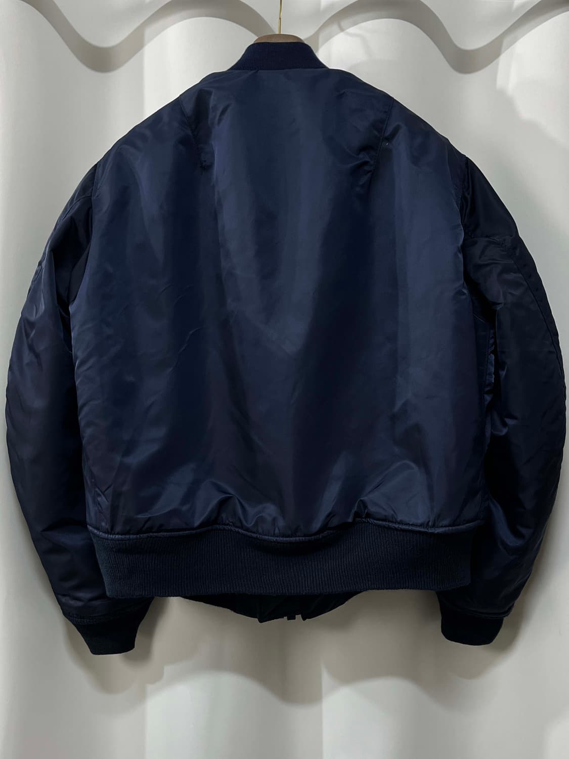 80's USAF B-15C 울파일 모디파이드 플라이트 보머 자켓 상품이미지2