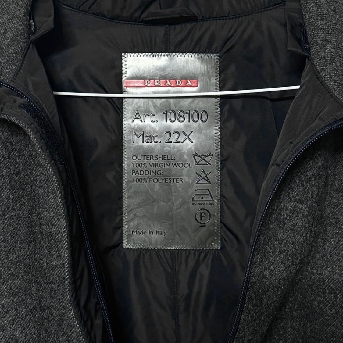 프라다 스포츠 울 코트 상품이미지2