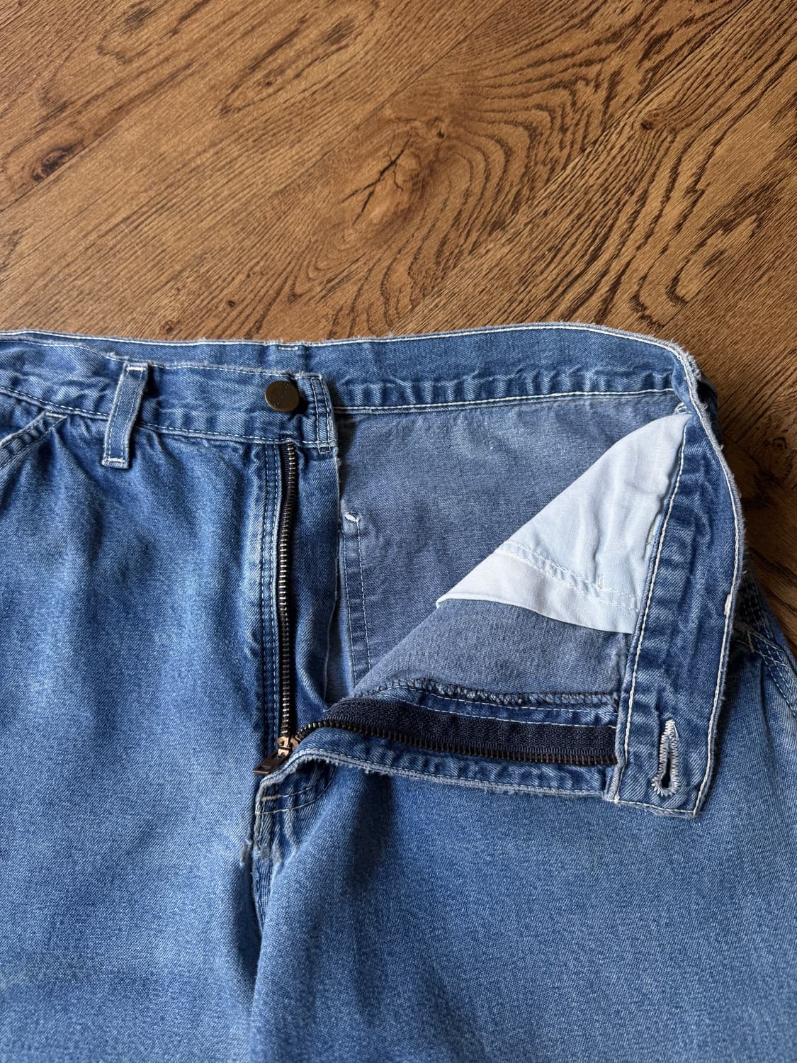 [31]칼하트 USA 디스트로이드 디테일 싱글니 데님 팬츠 상품이미지3