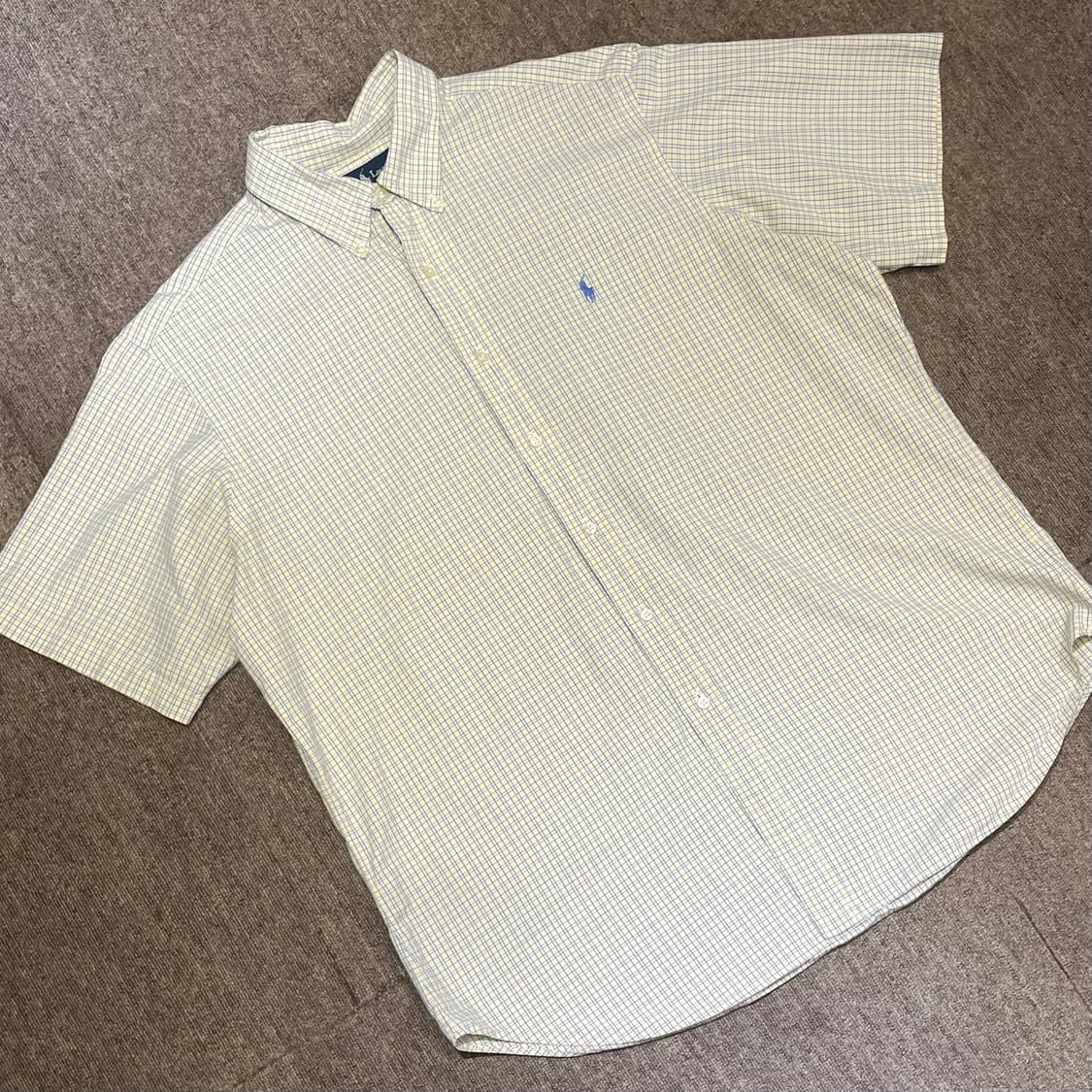 (XL) POLO 폴로 랄프로렌 체크 반팔 셔츠 클래식핏 상품이미지1