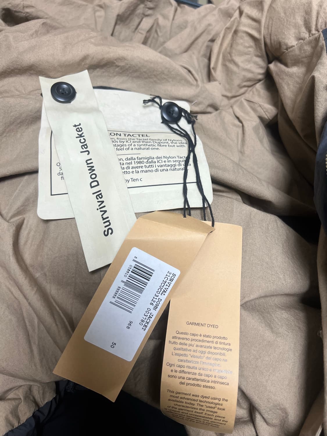 [50]Ten C 서바이벌 다운 다크그레이 패딩 상품이미지5