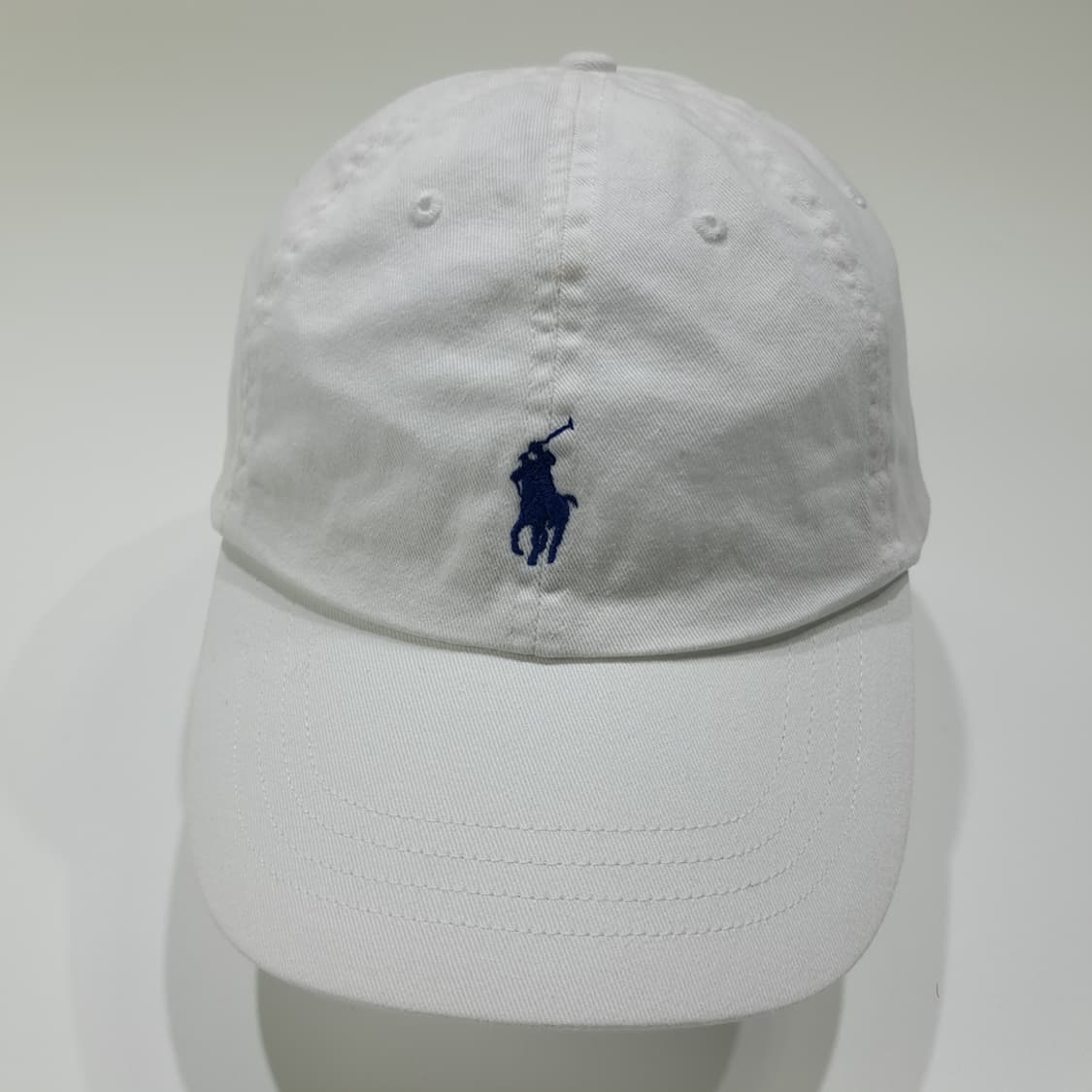 CL425 폴로 로얄블루 포니 화이트 볼캡 모자 상품이미지3