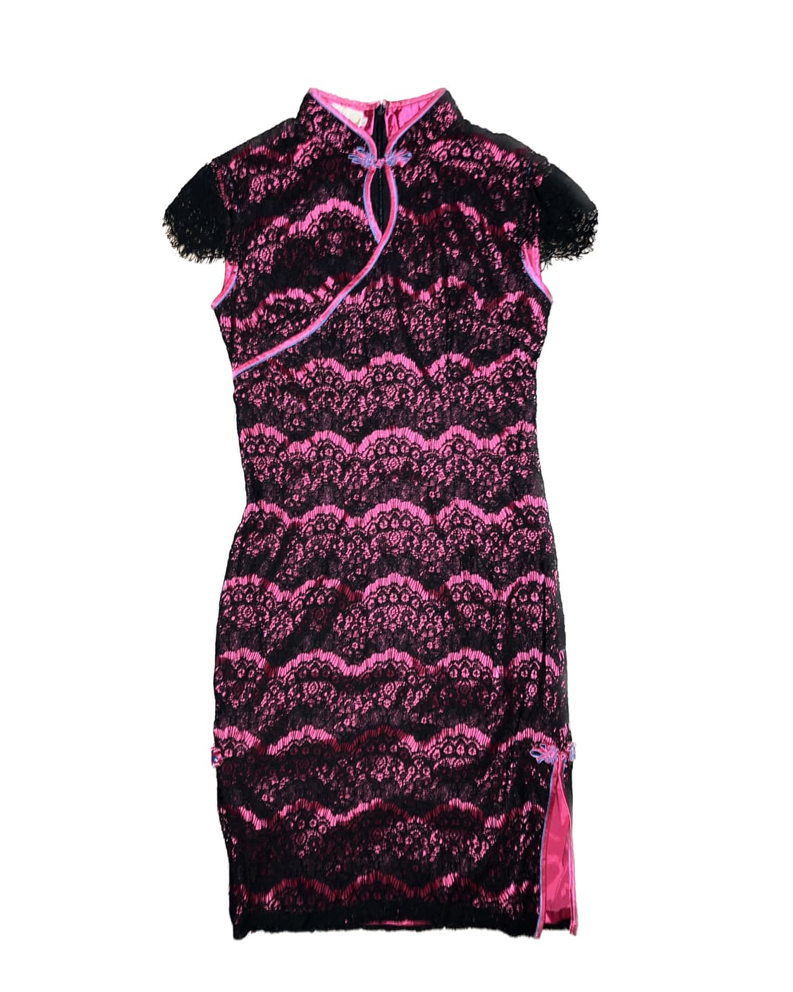 Black lace unique chipao 상품이미지1