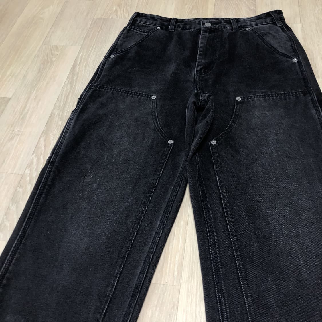 (M) 디스이즈네버댓 thisisneverthat 카펜터 데님 블랙 상품이미지4