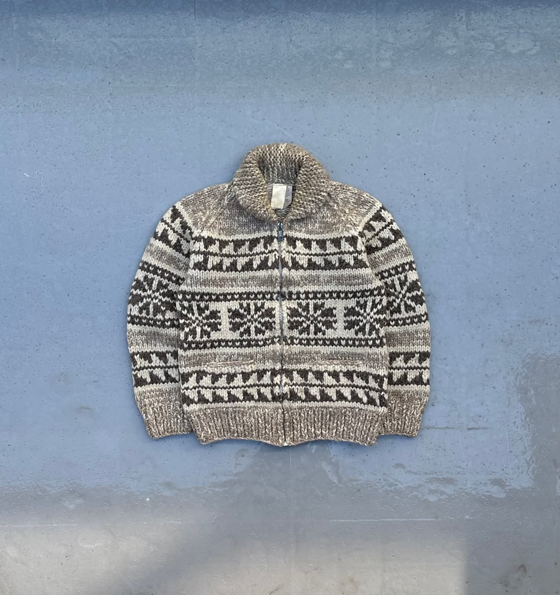 [코위찬] •Vintage Cowichan Wool Sweater 상품이미지2