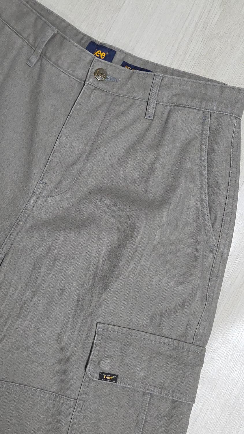 (착샷) LEE 헤링본 카고 팬츠 상품이미지2