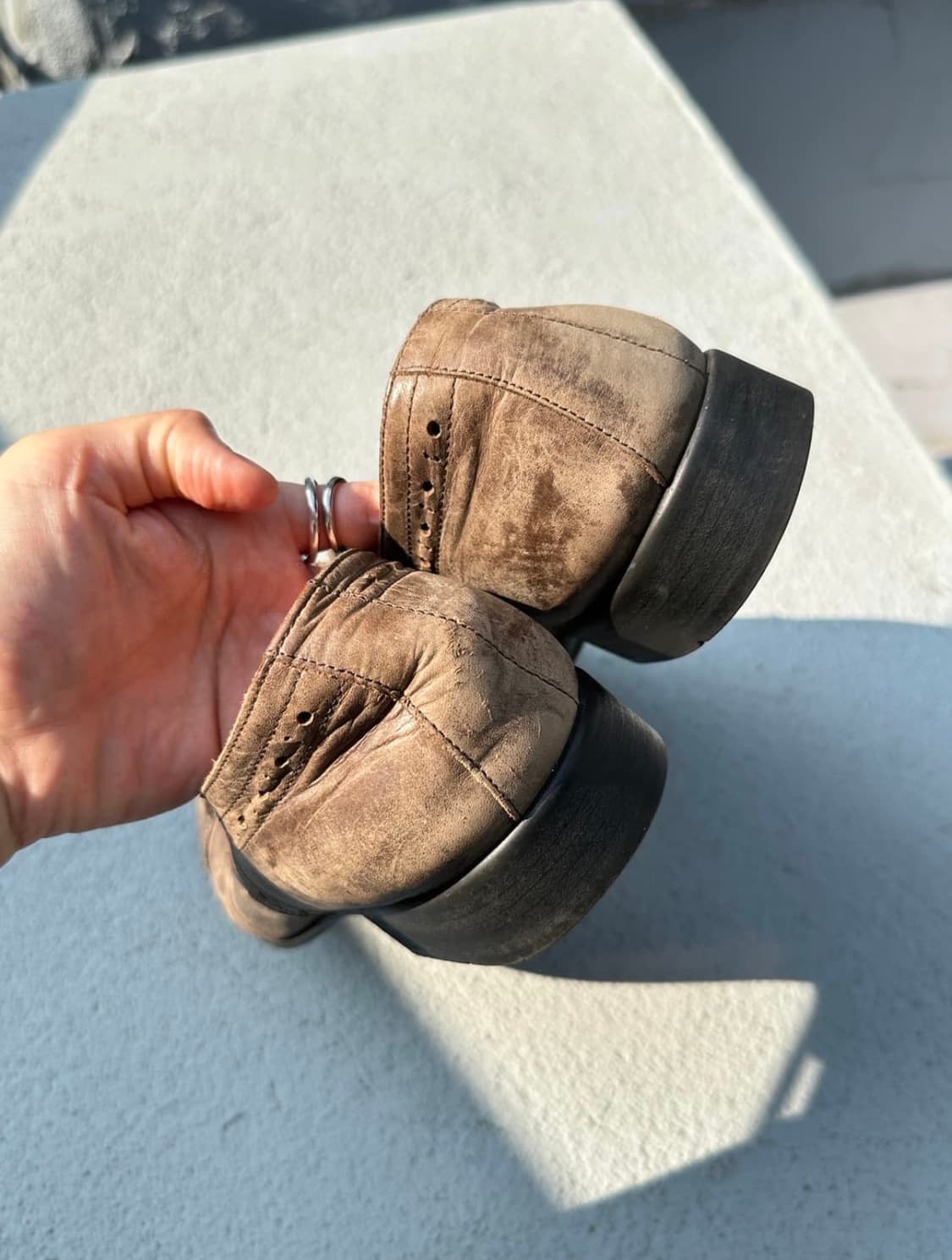 GOSPEL distressed wingtip derby 상품이미지7