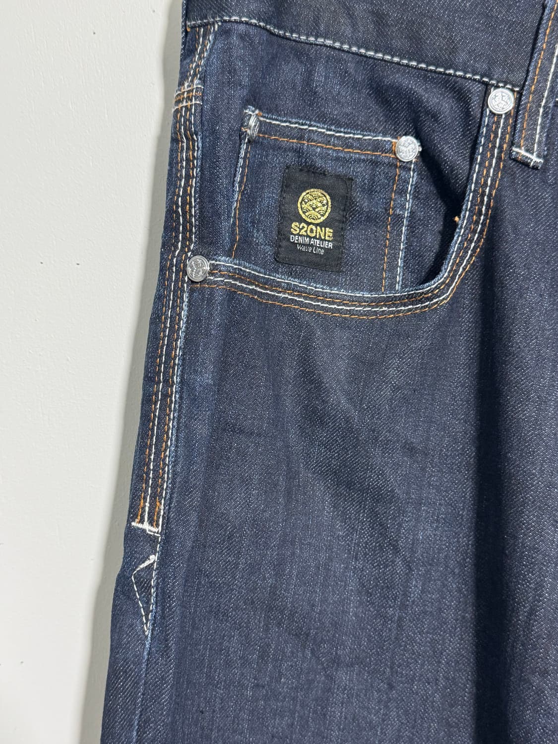 힙합 올드스쿨 데님 아뜰리에 y2k s2one denim 34 상품이미지4