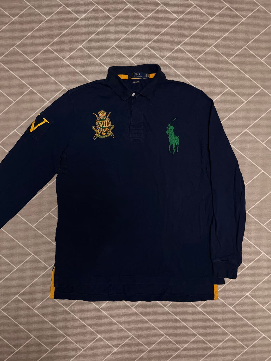 폴로 빅포니 긴팔 럭비티 네이비 상품이미지2