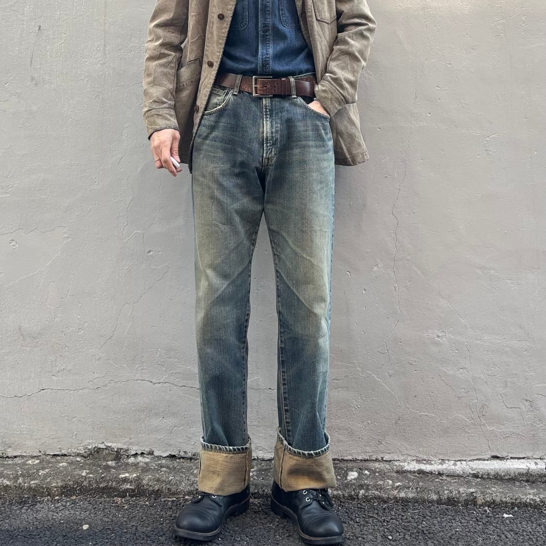 일본 에드윈 505x 셀비지 데님 상품이미지2