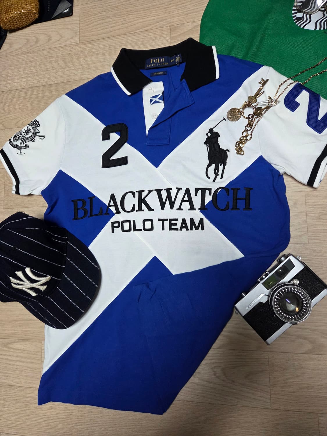 (화보촬영용 1회 착용) POLO RALPH LAUREN 카라티 반팔 티 상품이미지2