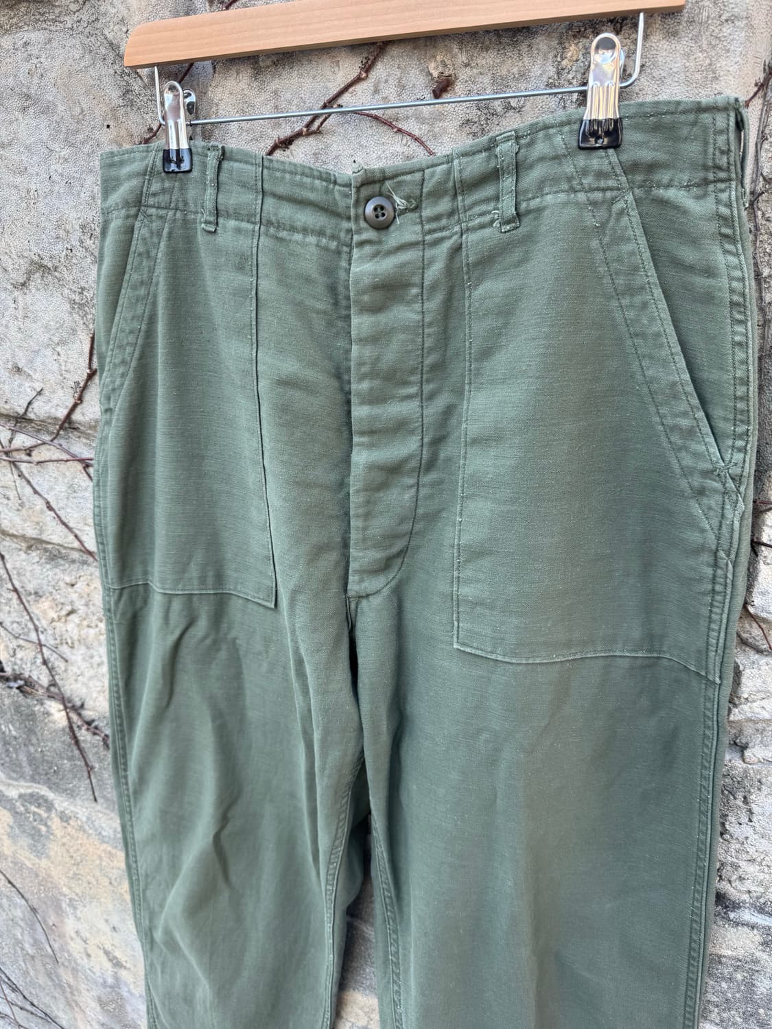 70s 미군 오리지널 og-107 퍼티그 팬츠 34 상품이미지3