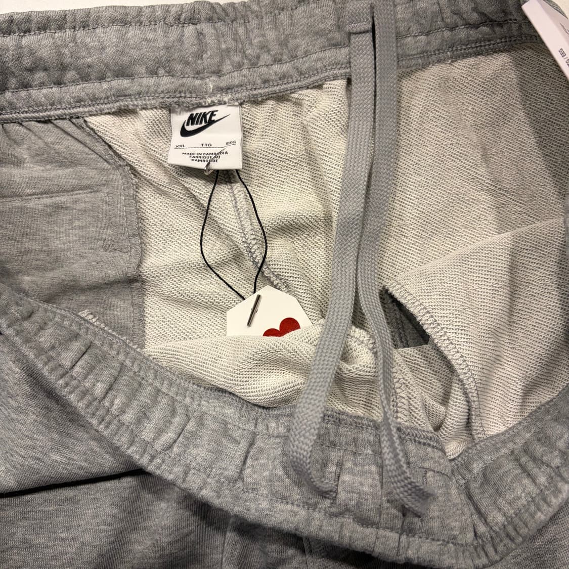 [2XL] 나이키 NSW 프렌치 테리 회색 트레이닝 바지 B358 상품이미지5