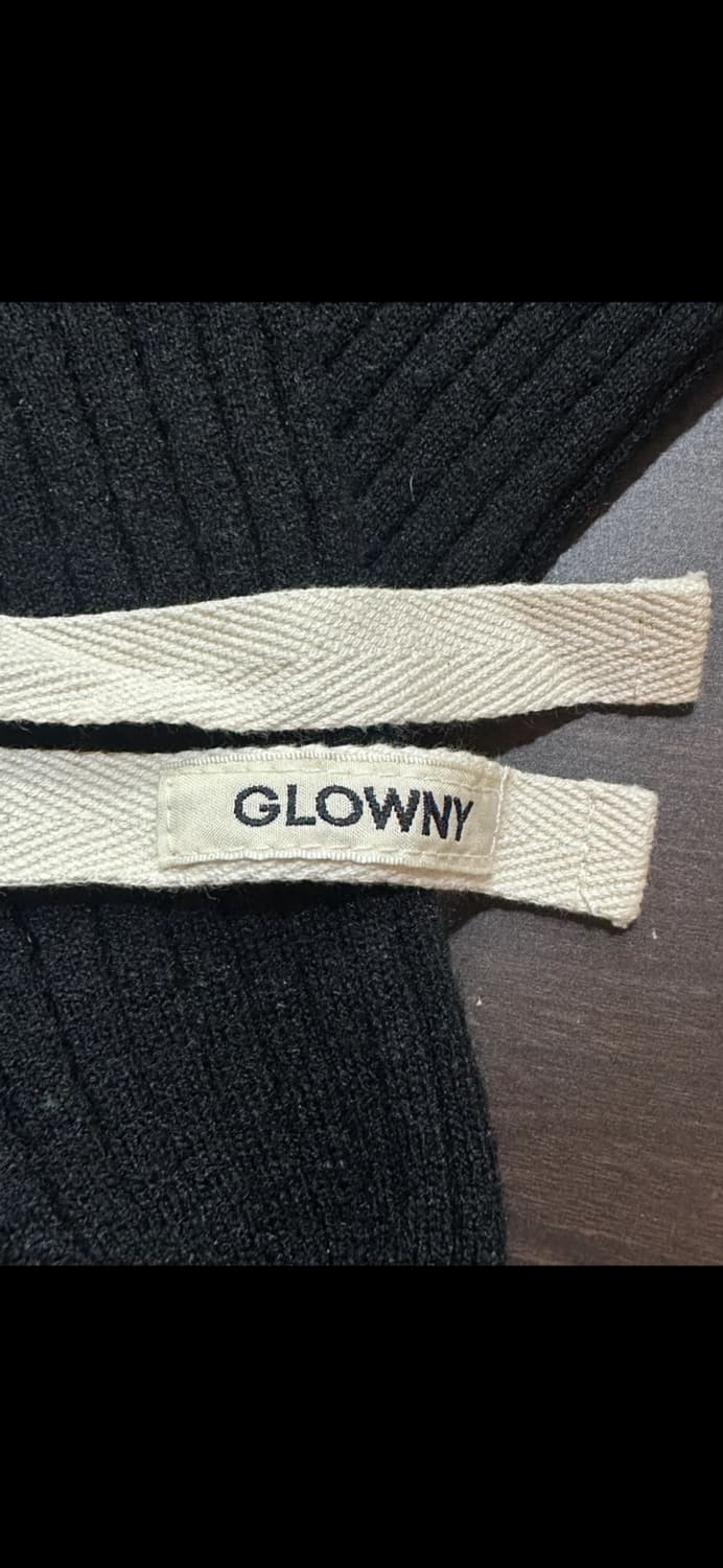 글로니 아이사 니트탑 블랙 상품이미지4