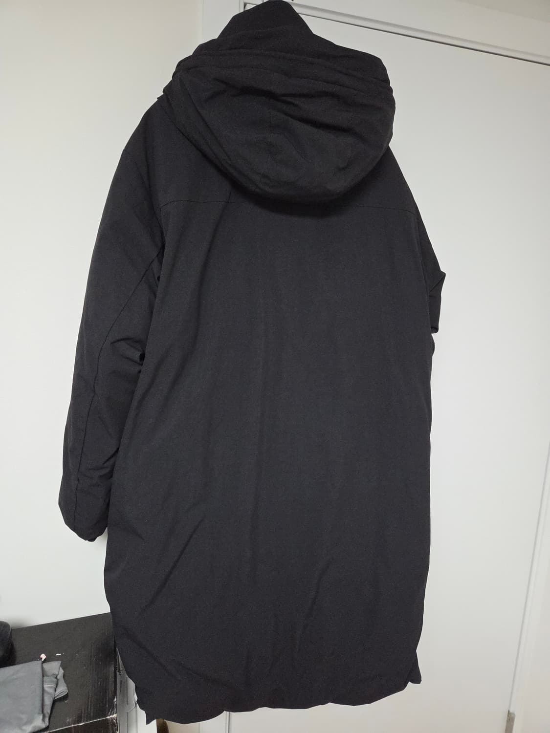 [새상품] 아이더 이누이트 고어 윈드스토퍼 구스다운 롱패딩 블랙 XL 상품이미지4