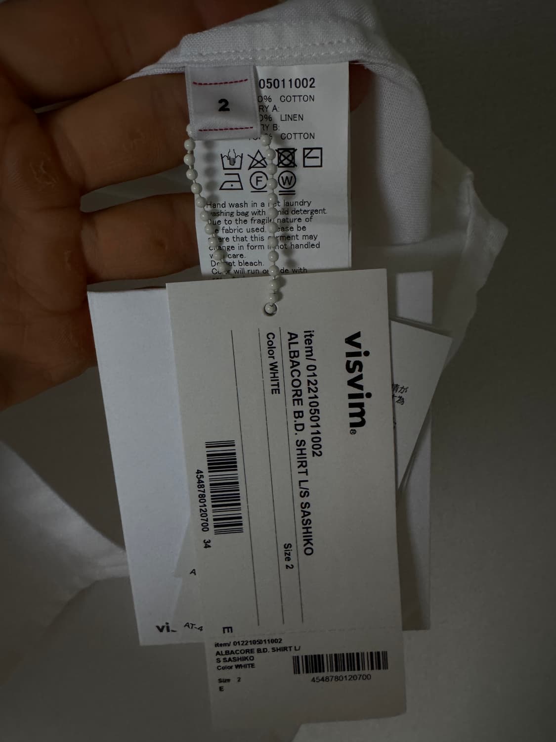 [2]Visvim ALBACORE B.D. SHIRT L/S SASHIK 상품이미지4