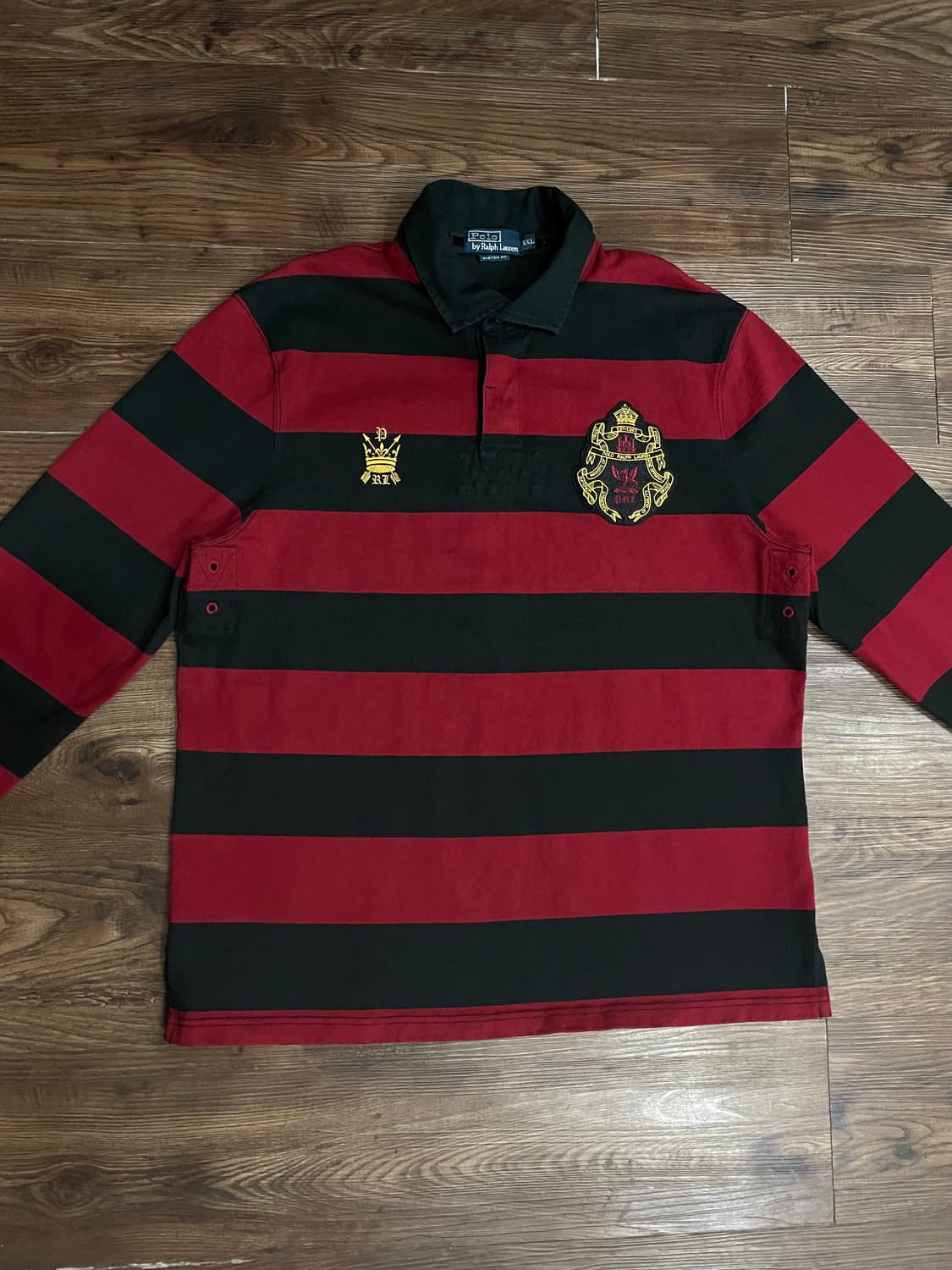 폴로 랄프로렌 자수 크레스트 로고 럭비티 상품이미지4