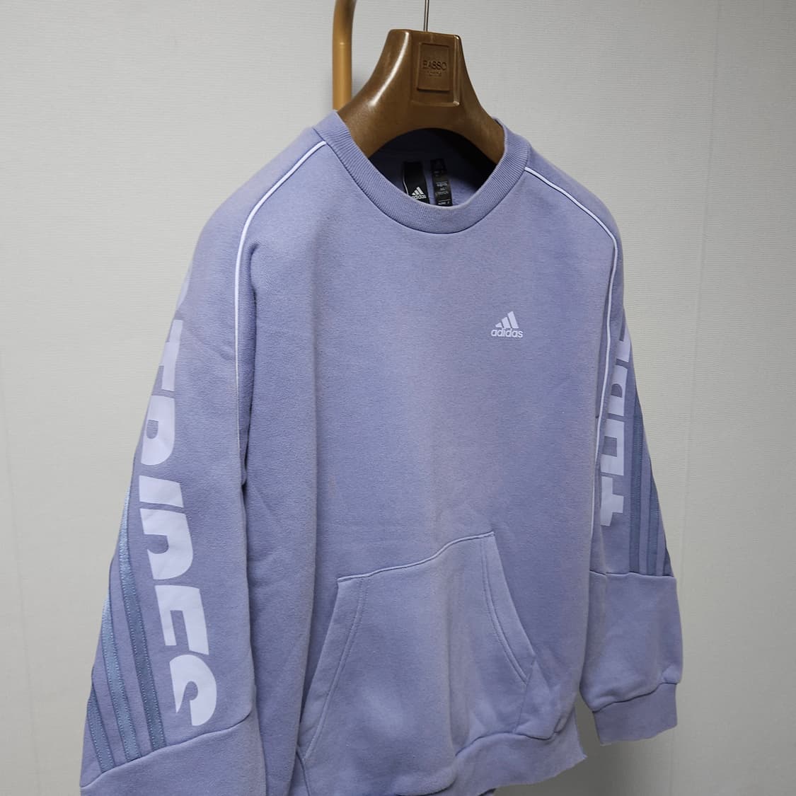 M ) 아디다스 여성 삼선 가오리핏 맨투맨 상품이미지3