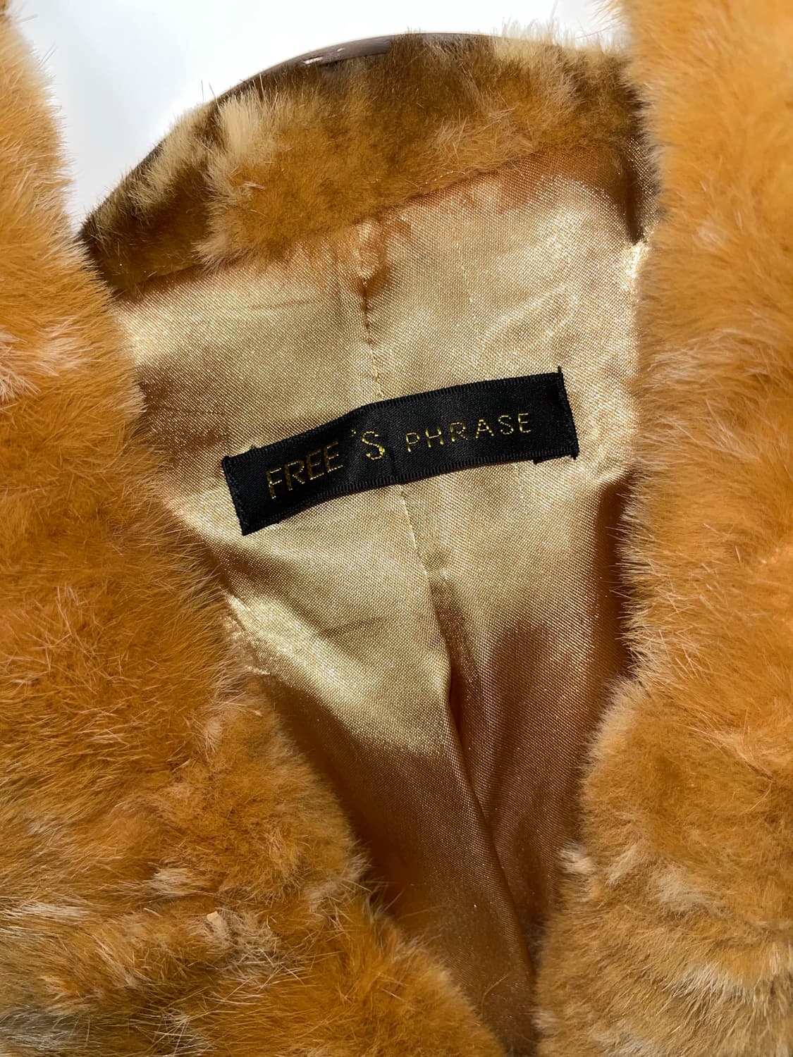 FREE'S PHRASE 퍼 코트 상품이미지5