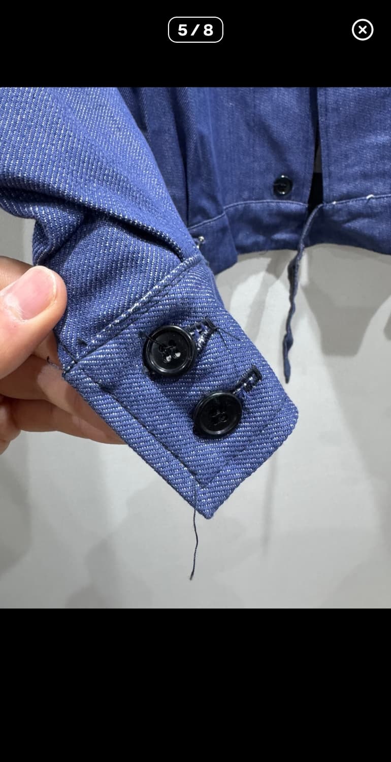 1987 이탈리아군 데님 자켓 상품이미지5