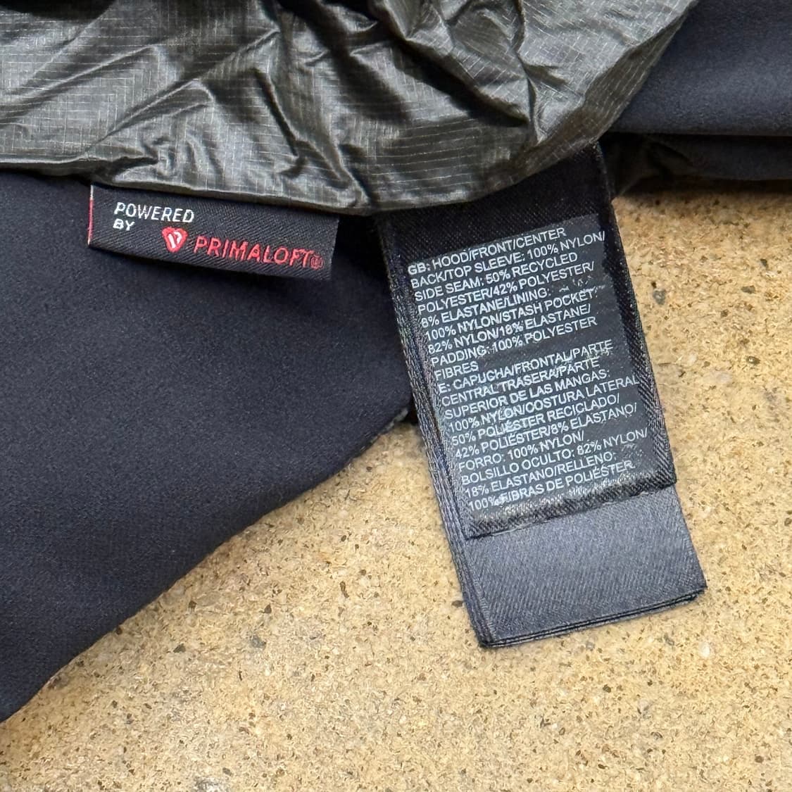 [정품/M] 노스페이스 퀼팅 후드 패딩 블랙 b10 상품이미지7