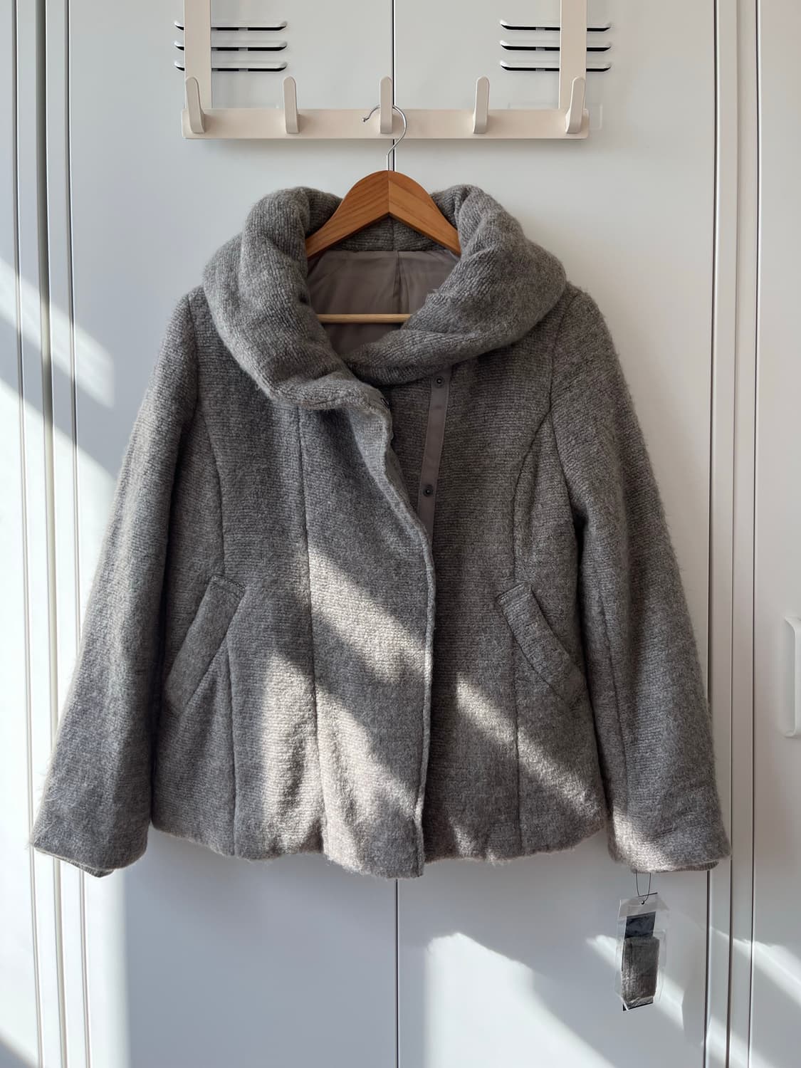 Blue label 만두 카라 시보리 패딩 점퍼 상품이미지2