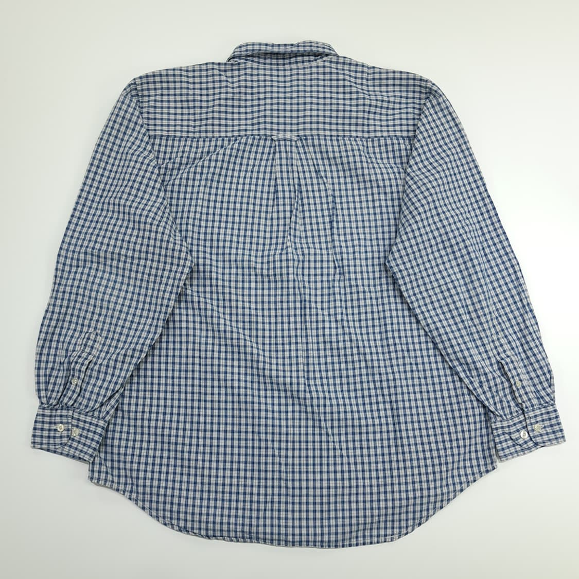 CN681 XL LEE 리 블루 스몰 타탄체크 긴팔 셔츠 남방 상품이미지7