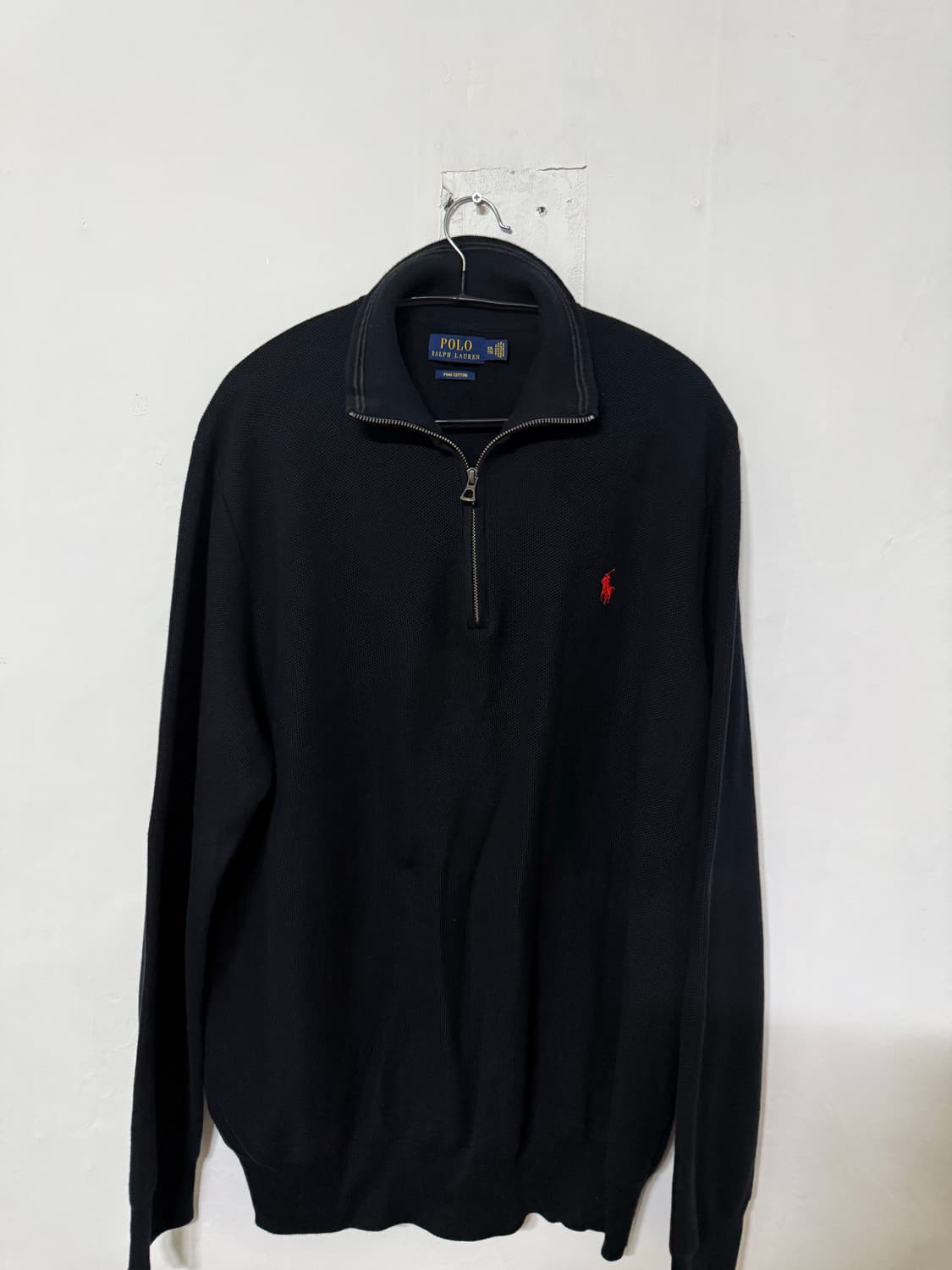 Polo Ralph Lauren 하프집업 니트 블랙 상품이미지1