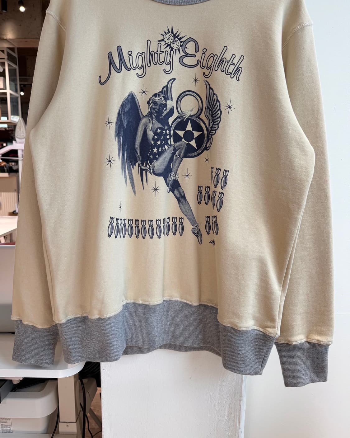 토이즈 맥코이 옐로우 밀리터리 에잇 스웻 셔츠 상품이미지6