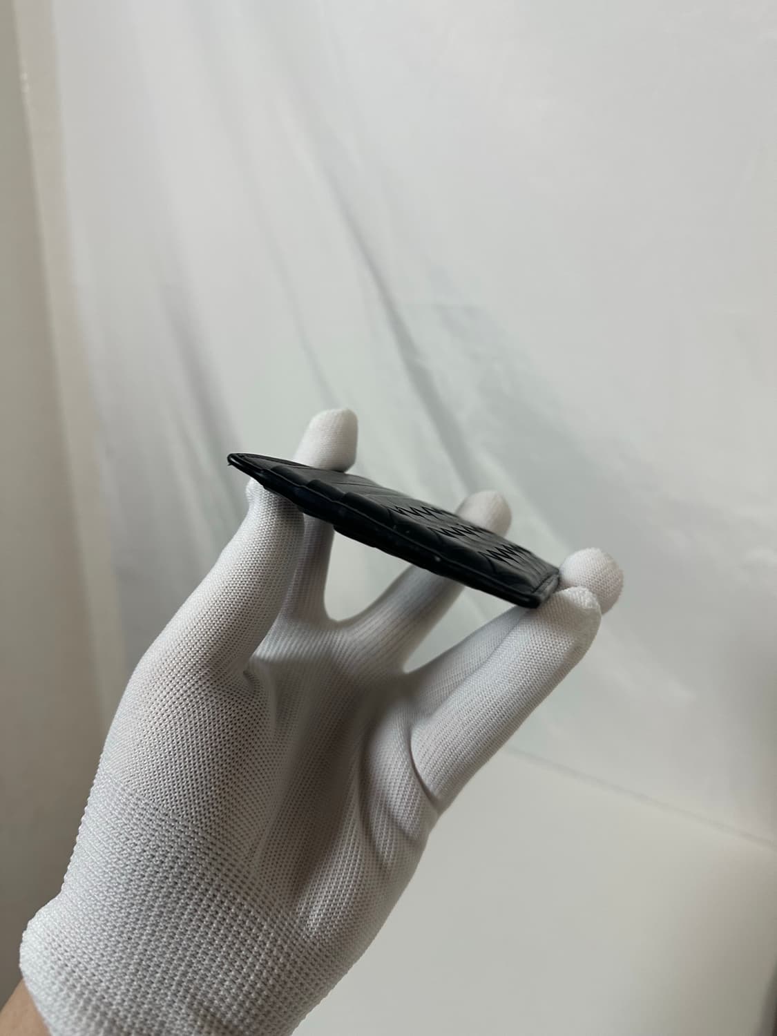 보테가베네타 인트레치아토 카드지갑 블랙 (OS) 상품이미지4