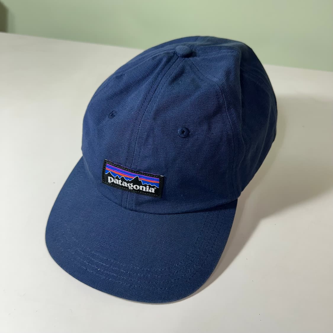 OS 파타고니아 네이비 시그니처로고 코튼 볼캡 상품이미지2