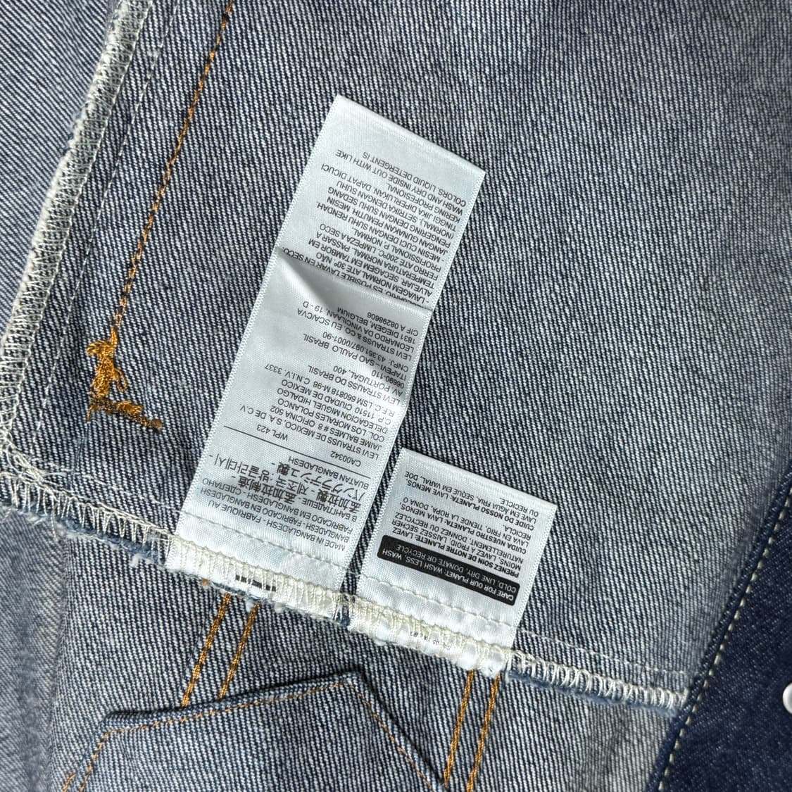 리바이스 진청 데님 트러커 자켓 M 상품이미지6