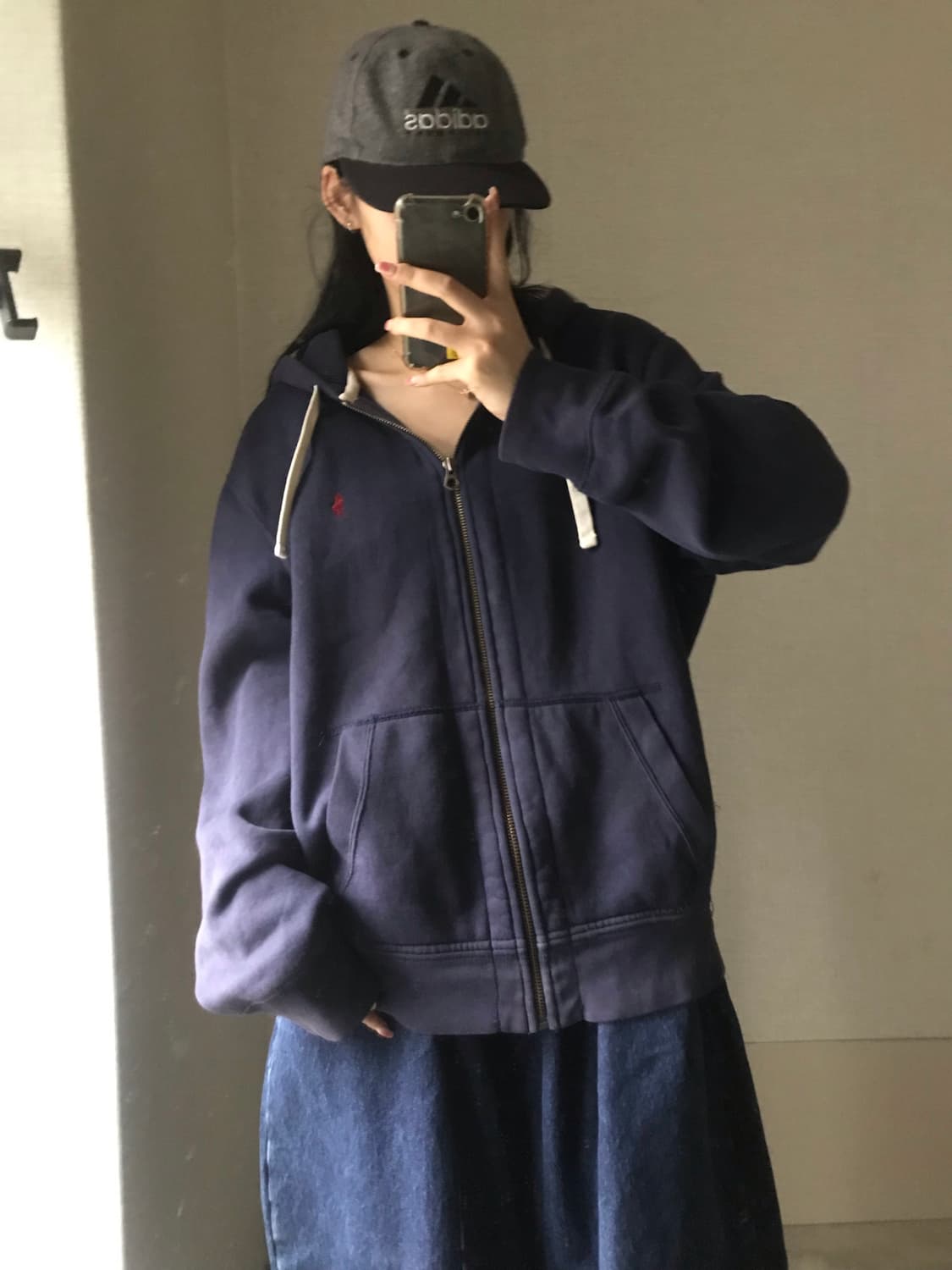 폴로 네이비 후드집업 상품이미지4