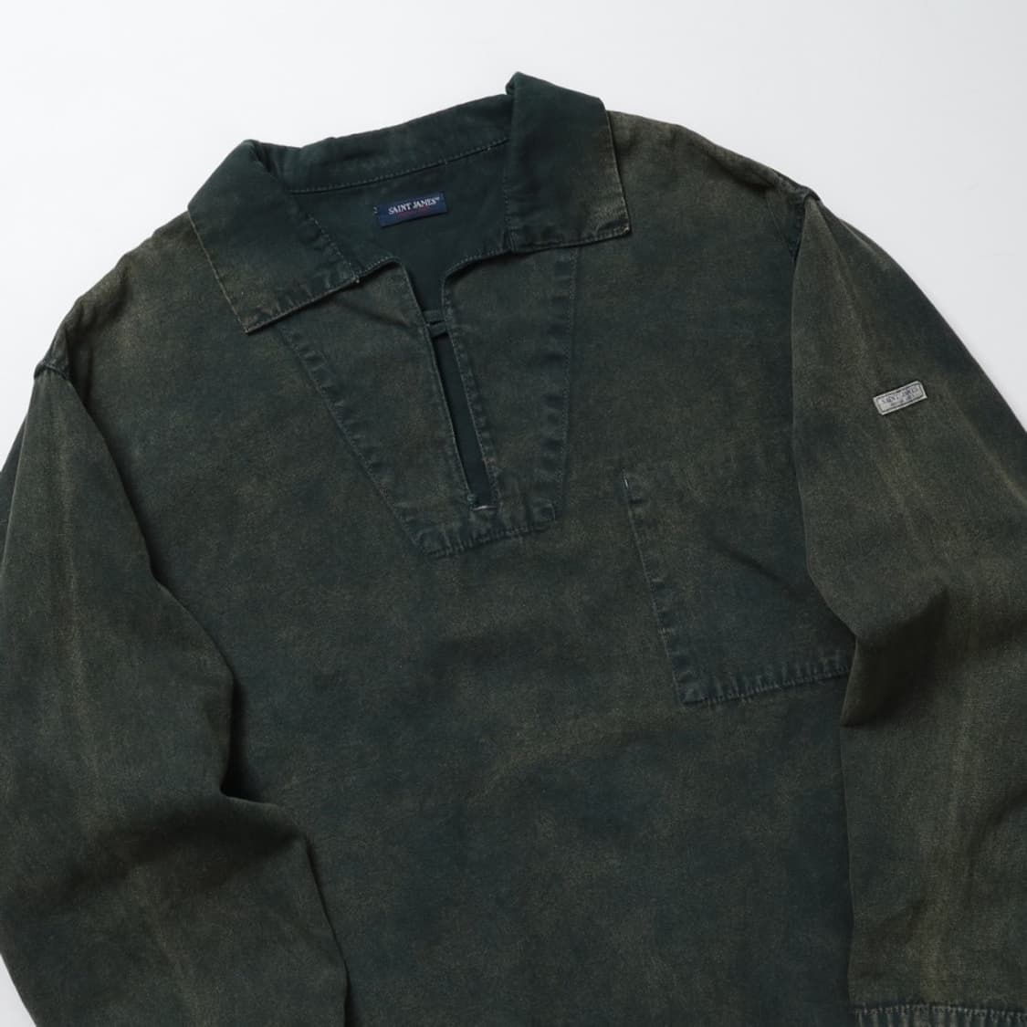 Saint James 페이딩 워싱 카라 롱슬리브   상품이미지4