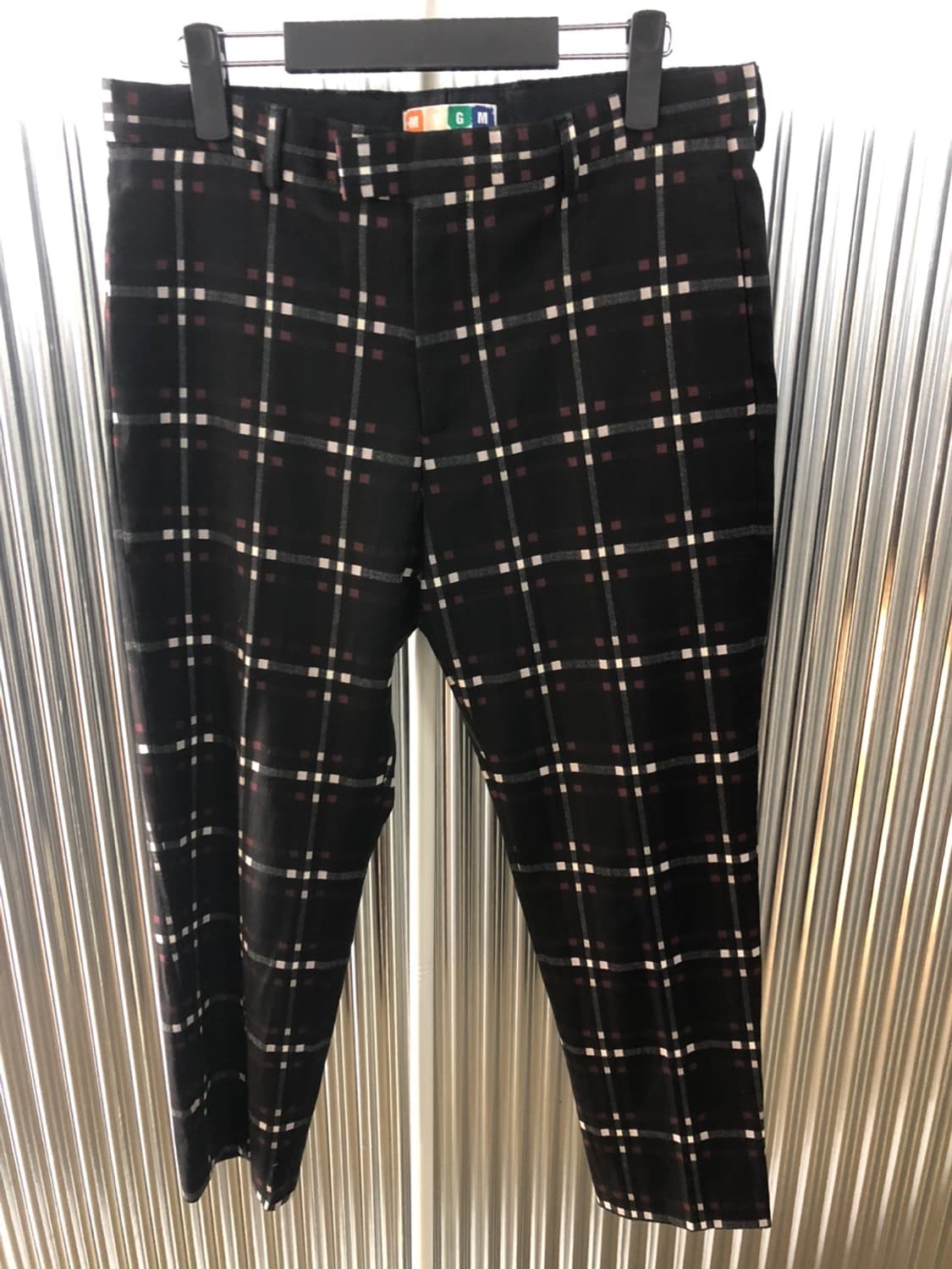 MSGM 체크 팬츠 48사이즈 상품이미지2