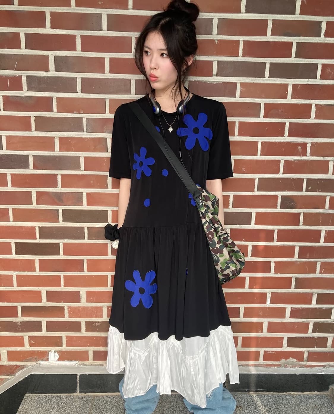 블루베리 히피스포티걸 빈티지 코디세트 3pcs 상품이미지3