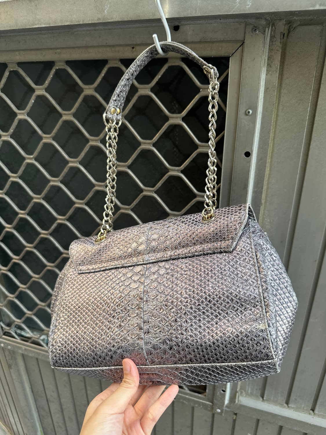 Olivia Lauren Silver crocodile embossed  상품이미지3