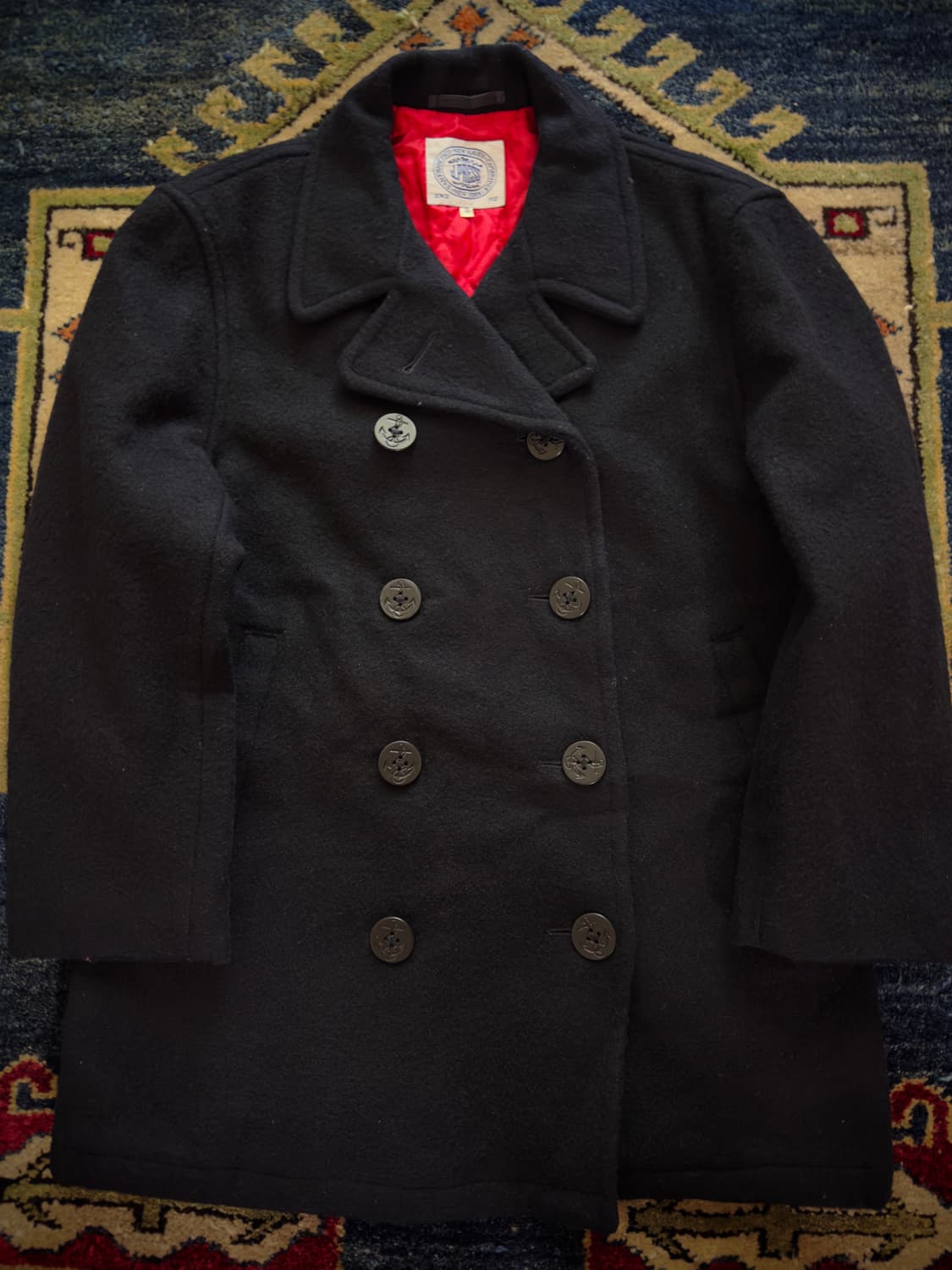 90s J press DarkNavy Peacoat 상품이미지3