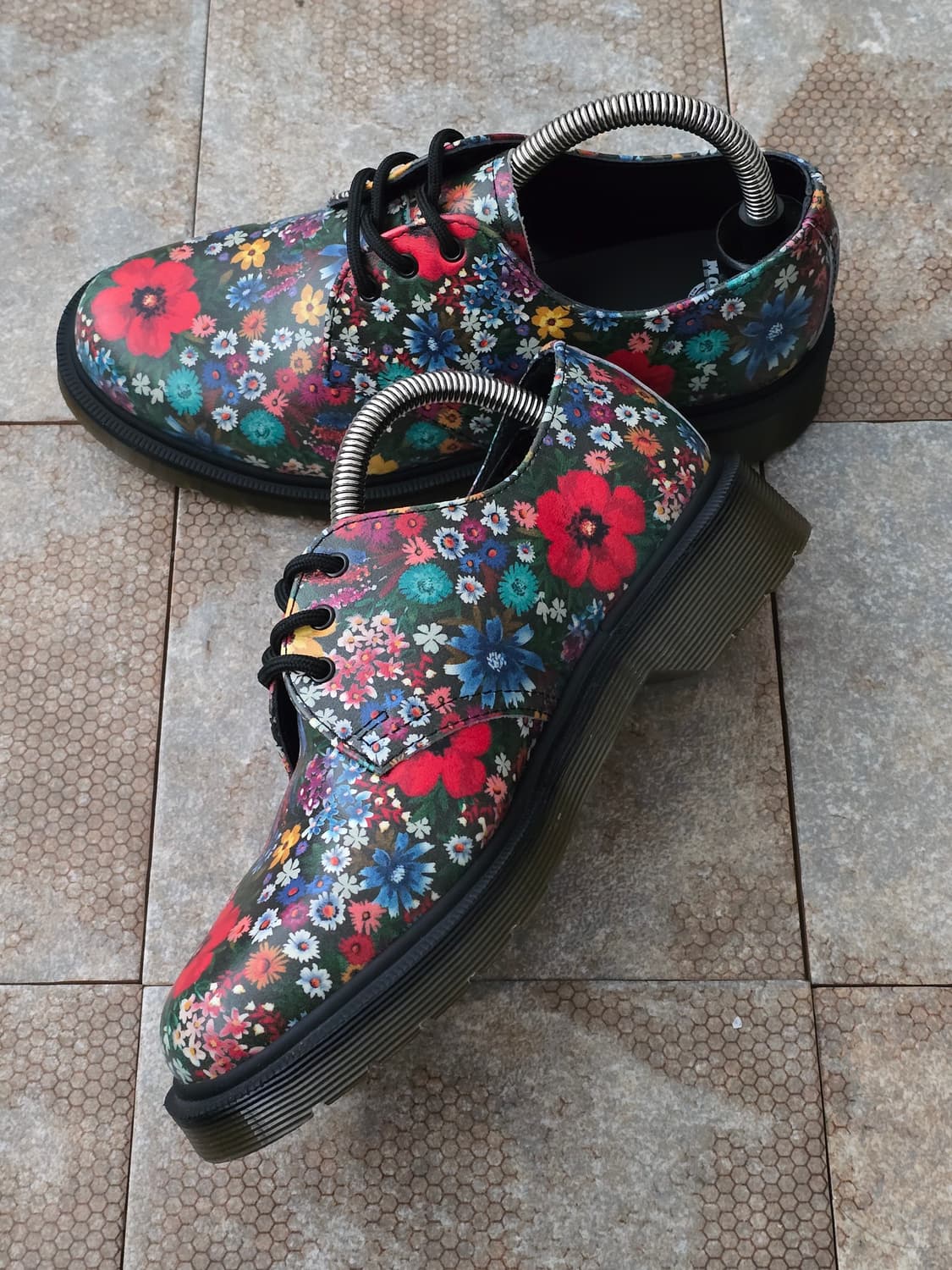 (230)닥터마틴 1461 플라워 3홀 구두 상품이미지5