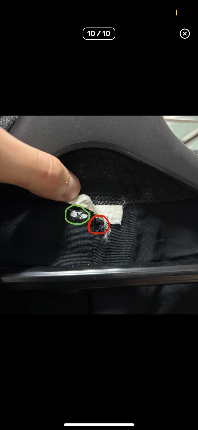 꼼데가르송 옴므 듀스 15AW 축융 울 피코트 상품이미지10