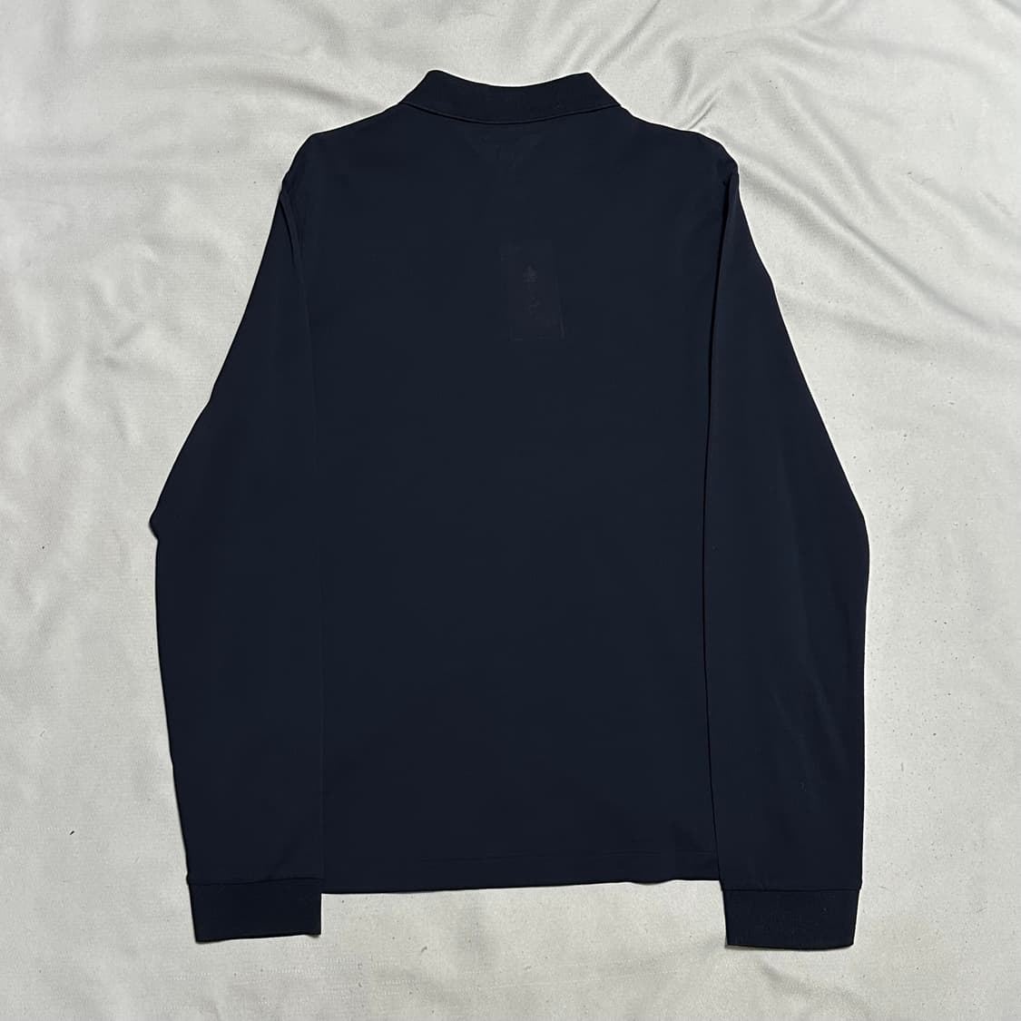 XL 버버리 골드로고 네이비 카라 긴팔 티셔츠 상품이미지3