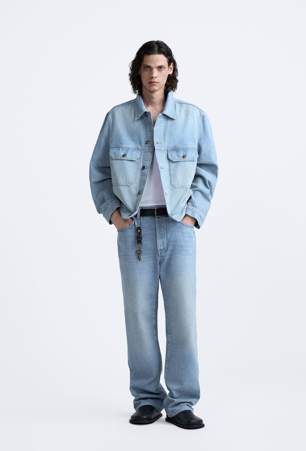 (XL) 자라 오리진 크롭핏 데님 점퍼 자켓 orgins 스페셜 컬렉션 상품이미지2