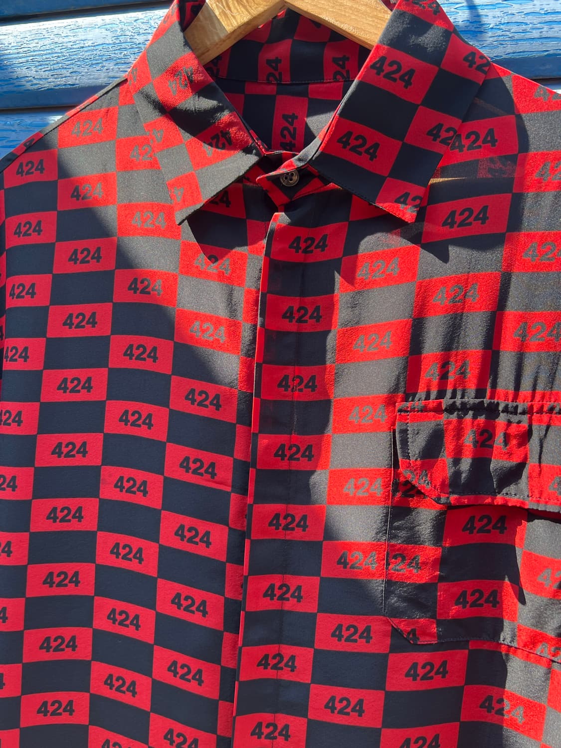 424 22ss Logo Button Down Shirt 상품이미지3